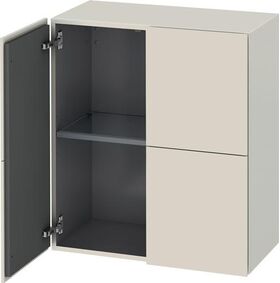 Duravit Halbhochschrank L-CUBE 700x363x800mm taupe