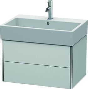 Duravit Waschtischunterbau XSQUARE 397x684x460mm weiß seidenmatt