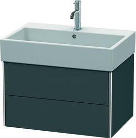 Duravit Waschtischunterbau XSQUARE 397x684x460mm graphit matt