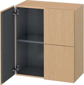 Duravit Halbhochschrank L-CUBE 700x363x800mm eiche gebürstet