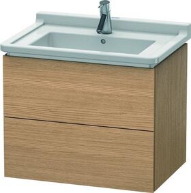 Duravit Waschtischunterbau L-CUBE 469x670x558mm europäische eiche