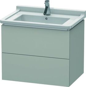 Duravit Waschtischunterbau L-CUBE 469x670x558mm betongrau matt