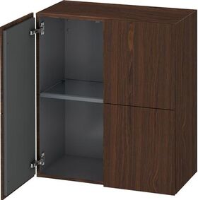 Duravit Halbhochschrank L-CUBE 700x363x800mm nussbaum gebürstet