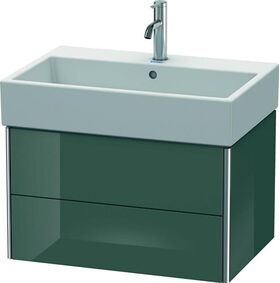 Duravit Waschtischunterbau XSQUARE 397x684x460mm dolomiti grey hochglanz