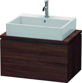 Duravit Konsolenunterschrank L-CUBE 400x720x477mm kastanie dunkel