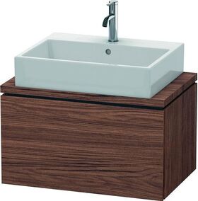 Duravit Konsolenunterschrank L-CUBE 400x720x477mm nussbaum dunkel