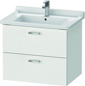 Duravit Waschtischunterbau XBASE 2 Schubkästen 560x650x468mm weiß matt