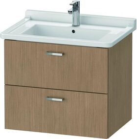 Duravit Waschtischunterbau XBASE 2 Schubk 560x650x468mm europäische eiche