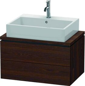 Duravit Konsolenunterschrank L-CUBE 400x720x477mm nussbaum gebürstet