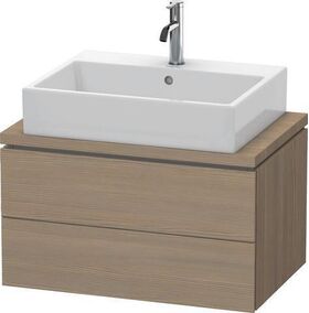 Duravit Konsolenunterschrank L-CUBE 400x720x477mm taupe supermatt