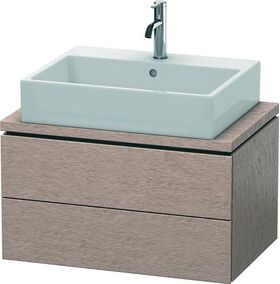 Duravit Konsolenunterschrank L-CUBE 400x720x477mm eiche kaschmir