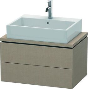 Duravit Konsolenunterschrank L-CUBE 400x720x477mm leinen