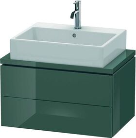 Duravit Konsolenunterschrank L-CUBE 400x720x477mm dolomiti grey hochglanz