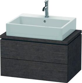 Duravit Konsolenunterschrank L-CUBE 400x720x477mm eiche dunkel gebürstet