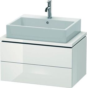 Duravit Konsolenunterschrank L-CUBE 400x720x477mm weiß hochglanz