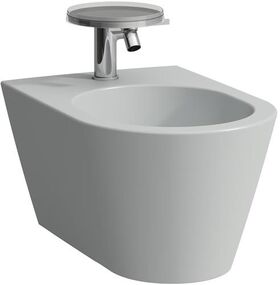 Laufen Wandbidet KARTELL 1 Hahnloch-Ausführung grau