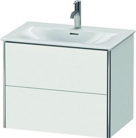 Duravit Waschtischunterbau XSQUARE 560x710x478mm, 2 Schubkästen weiß matt