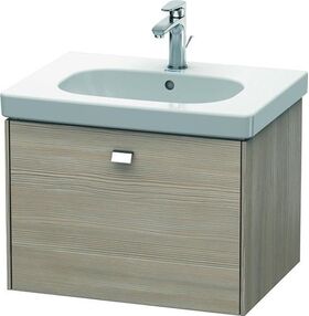 Duravit Waschtischunterbau BRIOSO Griff chrom 452x620x469mm pine silver