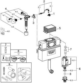 Grohe Spülkasten NOVA C LIGHT für WC