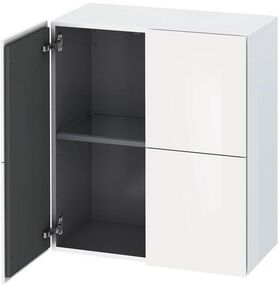 Duravit Halbhochschrank L-CUBE 700x363x800mm weiß supermatt