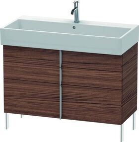 Duravit Waschtischunterbau VERO AIR 581x984x431mm nussbaum dunkel