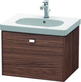 Duravit Waschtischunterbau BRIOSO Gri chrom 452x620x469mm nussbaum dunkel