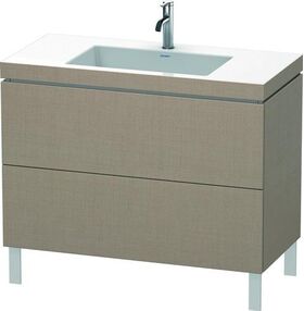 Duravit Waschtischunterbau L-CUBE m WT Vero Air 698x1000x480mm 1 HL leinen