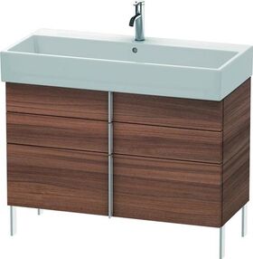 Duravit Waschtischunterbau VERO AIR 581x984x431mm nussbaum natur