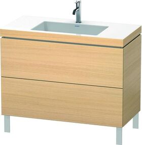 Duravit Waschtischunterbau L-CUBE m WT Vero Air 698x1000x480mm 1 HL medi E