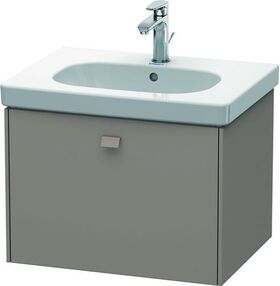 Duravit Waschtischunterbau BRIOSO Gri Frontfarbe 452x620x469mm basalt matt