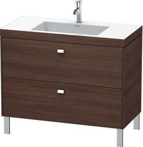 Duravit Waschtischunterbau BRIOSO 701x1000x480mm m WT Vero Air Gri chr o H