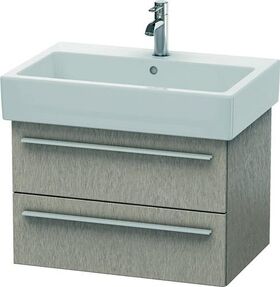 Duravit Waschtischunterbau X-LARGE 443x650x448mm eiche kaschmir