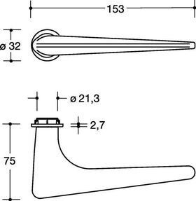 Rosettengrt.250PBM01.130 92m PZ-PZ HEWI