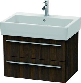 Duravit Waschtischunterbau X-LARGE 443x650x448mm nussbaum gebürstet