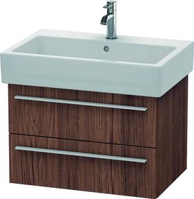 Duravit Waschtischunterbau X-LARGE 443x650x448mm nussbaum dunkel