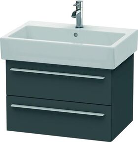 Duravit Waschtischunterbau X-LARGE 443x650x448mm graphit matt