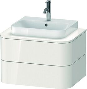 Duravit Konsolenunterschrank HAPPY D.2 P 408x650x480mm weiß hochglanz