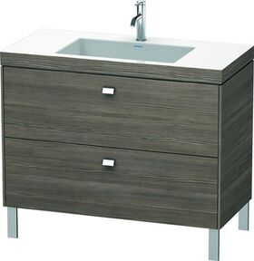 Duravit Waschtischunterbau BRIOSO 701x1000x480mm m WT Vero Air Gri chr 1 H