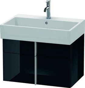 Duravit Waschtischunterbau VERO AIR 440x684x431mm schwarz hochglanz