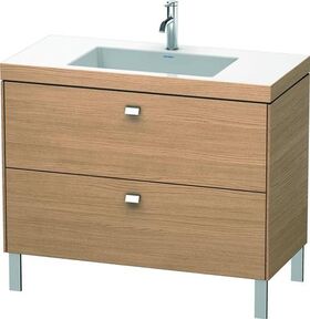 Duravit Waschtischunterbau BRIOSO 701x1000x480mm m WT Vero Air Gri chr 1 H