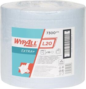 Wischtuch WYPALL L20 7300 L380xB235ca.mm blau 2-lagig 500 Tü./Rl.