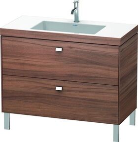 Duravit Waschtischunterbau BRIOSO 701x1000x480mm m WT Vero Air Gri chr 1 H