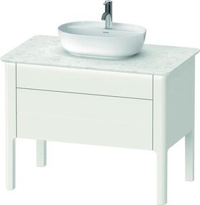 Duravit Waschtischunterbau LUV 938x570mm f Kons freist weiß seidenmatt