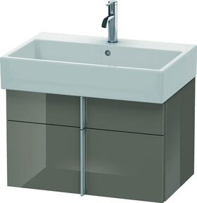 Duravit Waschtischunterbau VERO AIR 440x684x431mm flannel grey hochglanz