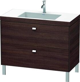 Duravit Waschtischunterbau BRIOSO 701x1000x480mm m WT Vero Air Gri chr 1 H