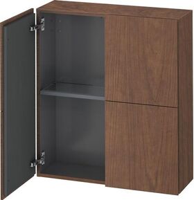 Duravit Halbhochschrank L-CUBE 700x243x800mm amerikanisch nussbaum