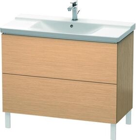 Duravit Waschtischunterbau L-CUBE 1020x481x709mm eiche gebürstet