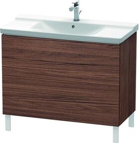 Duravit Waschtischunterbau L-CUBE 1020x481x709mm nussbaum dunkel