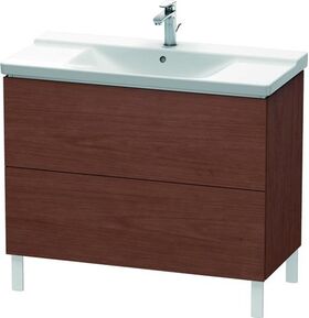 Duravit Waschtischunterbau L-CUBE 1020x481x709mm amerikanisch nussbaum