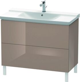 Duravit Waschtischunterbau L-CUBE 1020x481x709mm cappuccino hochglanz